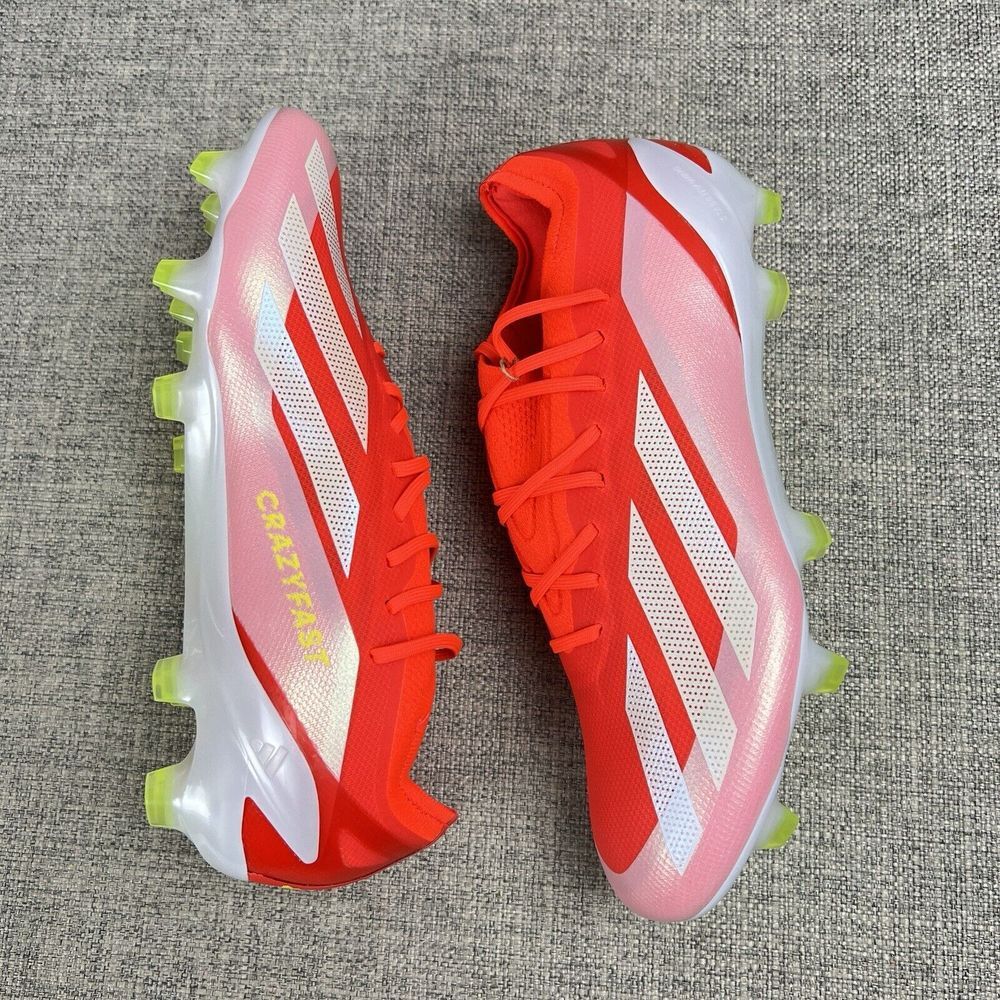 Adidas Soccer Cleats X CrazyFast Elite FG Solar Red IG0593 Mens 6.5 / Womens 7.5 - Picture 8 of 11